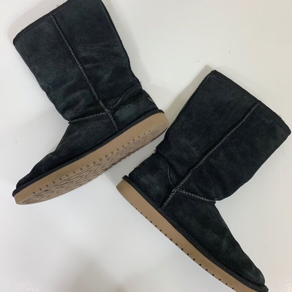 Koolaburra by UGG Victoria Tall Women's Winter Boots In Black Size 8 - Picture 7 of 9